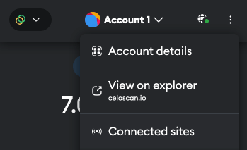 celo connected sites