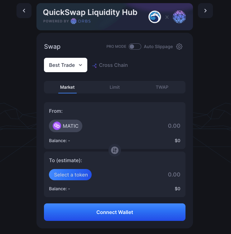quickswap interface