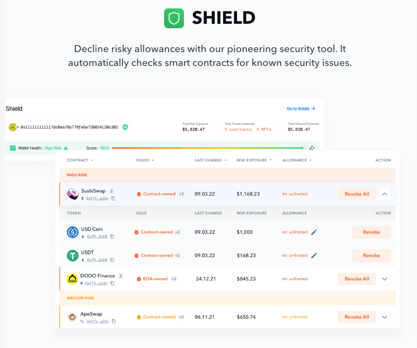 defi shield